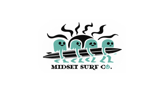 2025 surfing ghosts Sticker